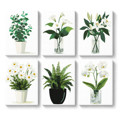 Paint By Numbers KitiSuvio Mini Series Plants No.41 - isuvio