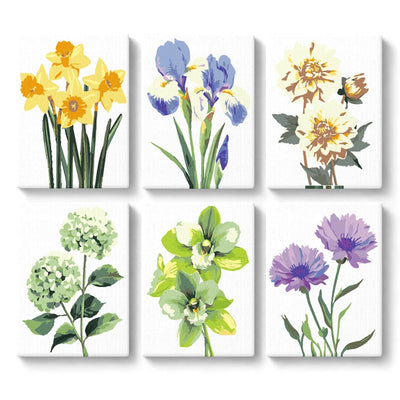 Paint By Numbers KitiSuvio Mini Series Flowers No.47 - isuvio