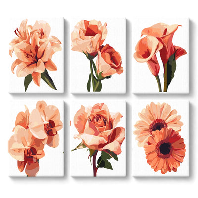 Paint By Numbers KitiSuvio Mini Series Flowers No.44 - isuvio