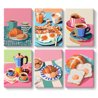 Paint By Numbers KitiSuvio Mini Series Breakfast No.85 - isuvio