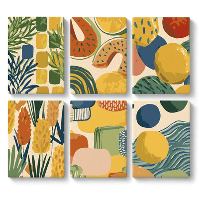 Mini Paint By Numbers SetGeometric Pattern Blocks - isuvio