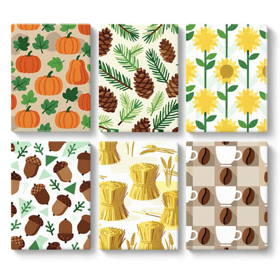 Mini Paint By Numbers SetAutumn Pattern Set - isuvio