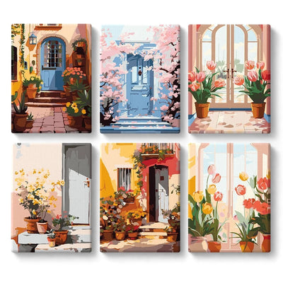 Paint By Numbers KitiSuvio Mini Series Flowers No.9 - isuvio