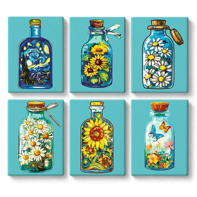 Paint By Numbers KitiSuvio Mini Series Bottles No.20 - isuvio