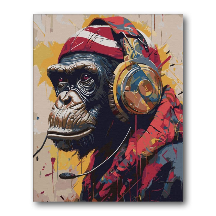Paint By Numbers Kitisuvio™Animal Series Chimp No.11 - isuvio