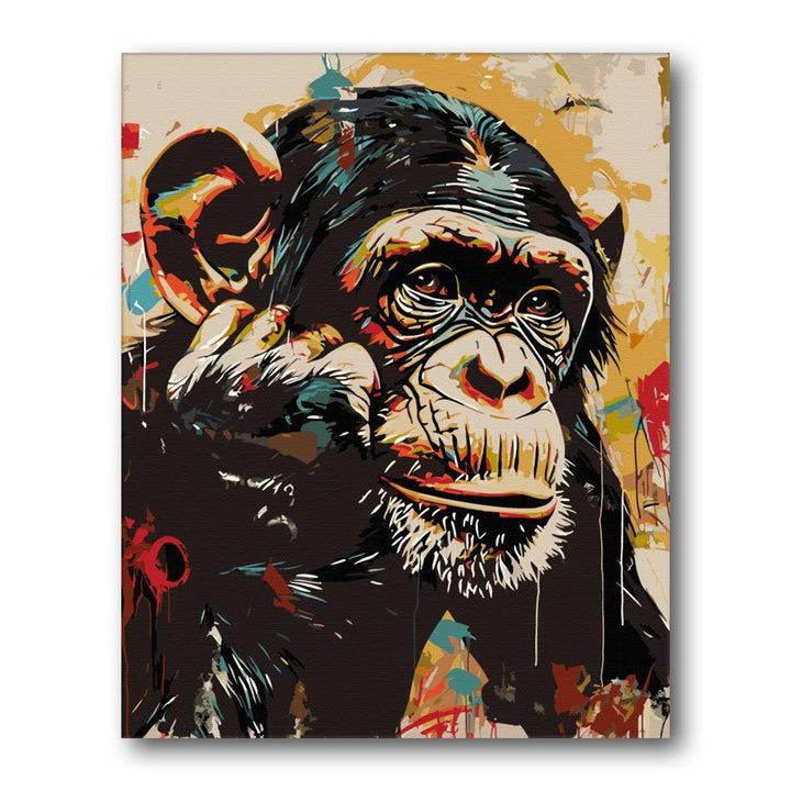 Paint By Numbers Kitisuvio™Animal Series Chimp No.13 - isuvio