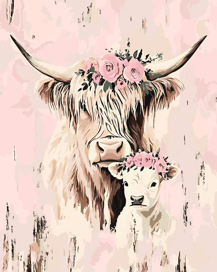 Paint By Numbers Kitisuvio™Animal Series Cow No.166 - isuvio