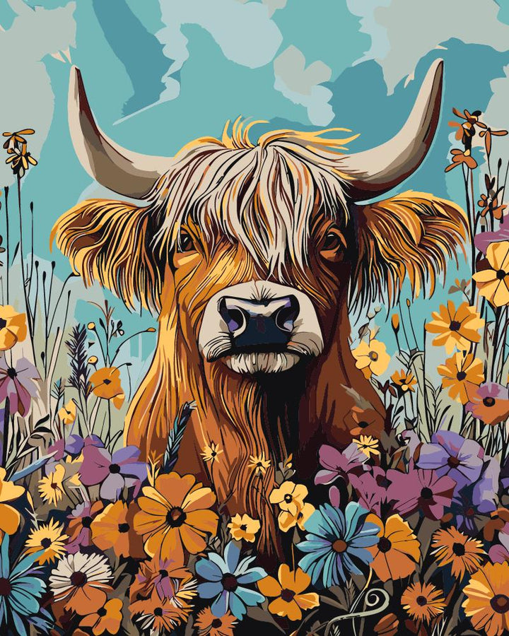 Paint By Numbers Kitisuvio™Animal Series Cow No.168 - isuvio