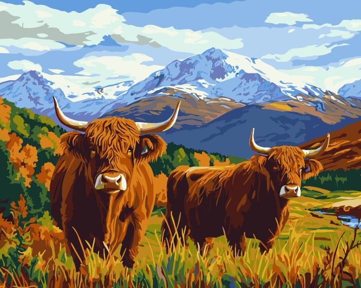 Paint By Numbers Kitisuvio™Animal Series Cow No.243 - isuvio