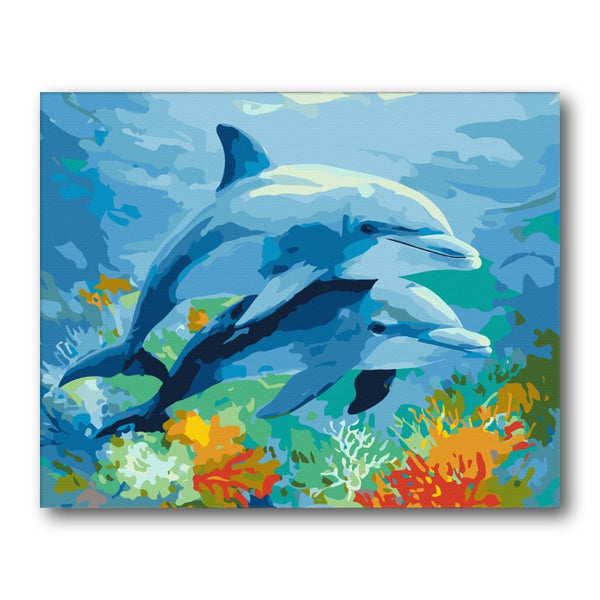 Paint By Numbers Kitisuvio™Animal Series dolphin No.253 - isuvio