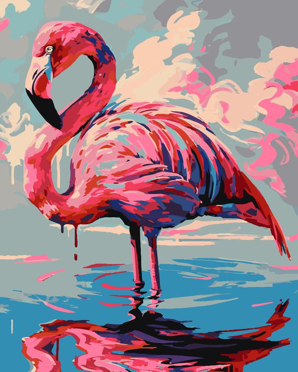 Paint By Numbers Kitisuvio™Animal Series Flamingo No.22 - isuvio