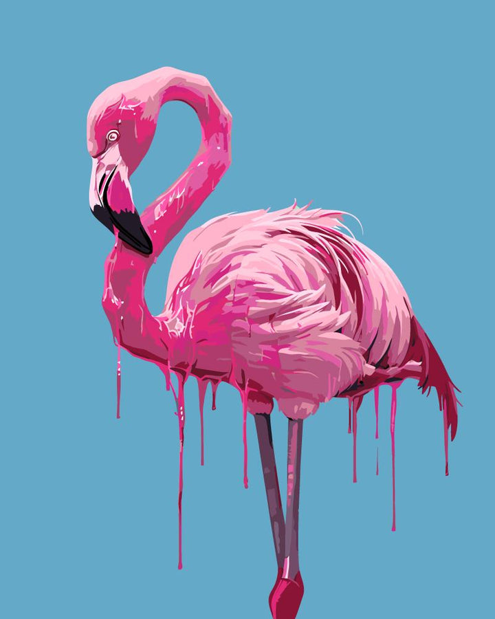 Paint By Numbers Kitisuvio™Animal Series Flamingo No.23 - isuvio