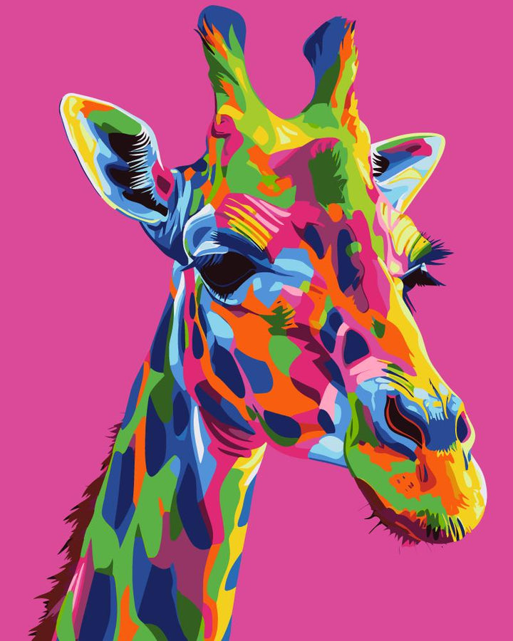 Paint By Numbers Kitisuvio™Animal Series Giraffe No.28 - isuvio