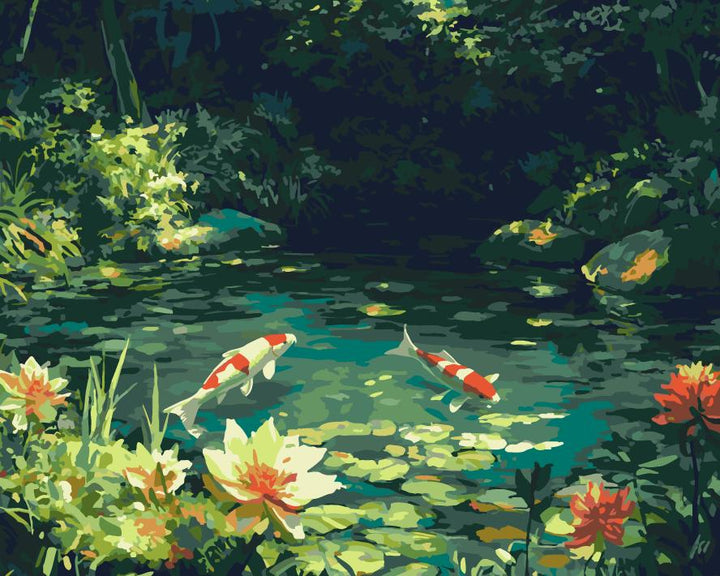 Paint By Numbers Kitisuvio™Animal Series Koi Fish No.240 - isuvio
