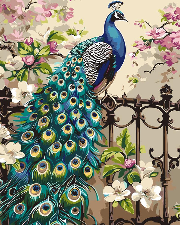 Paint By Numbers Kitisuvio™Animal Series Peacock No.100 - isuvio