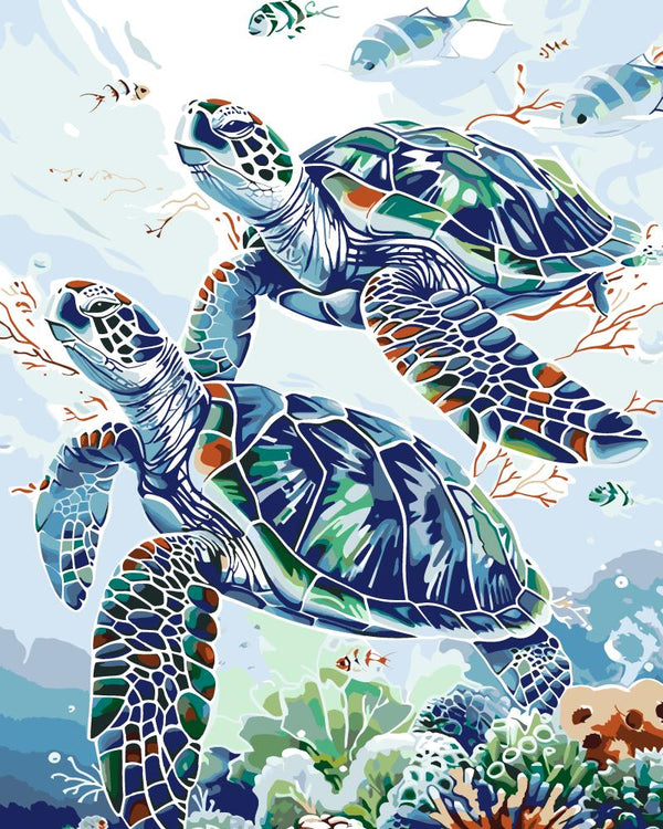 Paint By Numbers Kitisuvio™Animal Series Turtle No.107 - isuvio