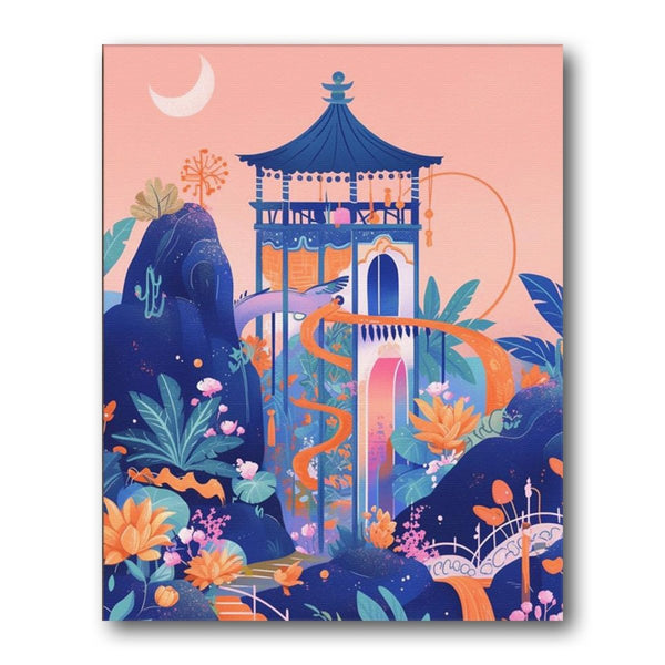 Paint By Numbers Kitisuvio™Chinese Culture Building No.71 - isuvio