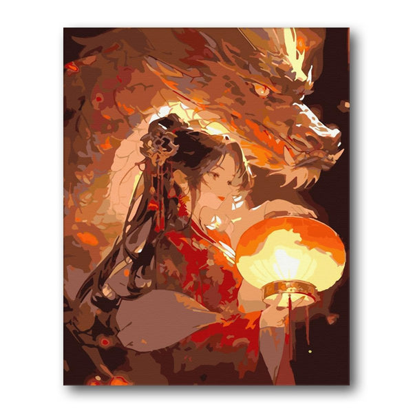 Paint By Numbers Kitisuvio™Chinese Culture Dragon No.1 - isuvio