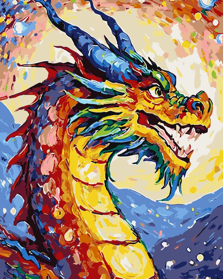 Paint By Numbers Kitisuvio™Chinese Culture Dragon No.47 - isuvio