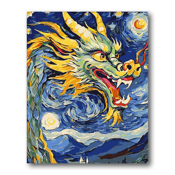 Paint By Numbers Kitisuvio™Chinese Culture Dragon No.48 - isuvio