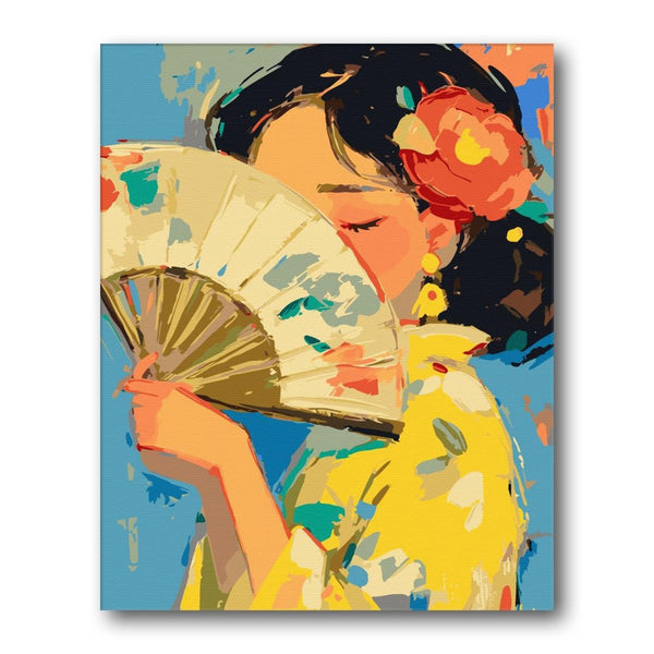 Paint By Numbers Kitisuvio™Chinese Culture Fan No.29 - isuvio