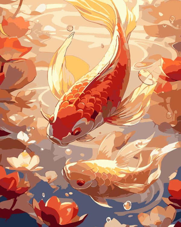 isuvio™Chinese Culture Koi No.2 - isuvio