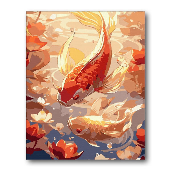 Paint By Numbers Kitisuvio™Chinese Culture Koi No.2 - isuvio
