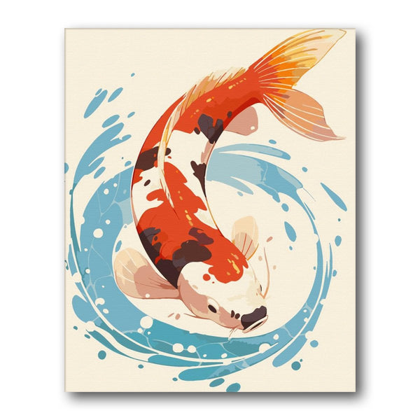 Paint By Numbers Kitisuvio™Chinese Culture Koi No.35 - isuvio