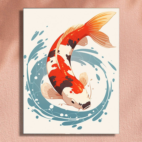 isuvio™Chinese Culture Koi No.35 - isuvio