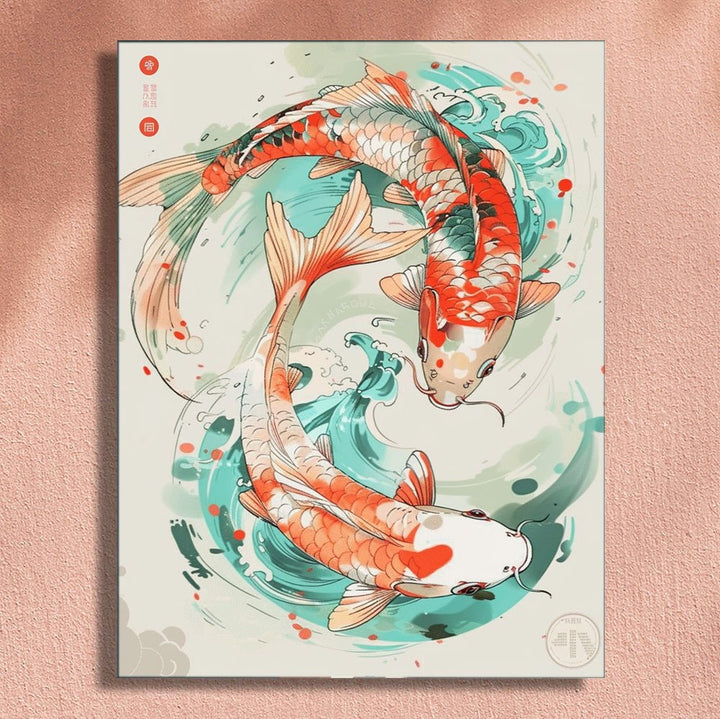 isuvio™Chinese Culture Koi No.63 - isuvio