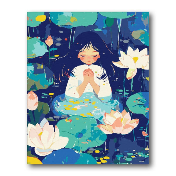 Paint By Numbers Kitisuvio™Chinese Culture Lotus No.27 - isuvio