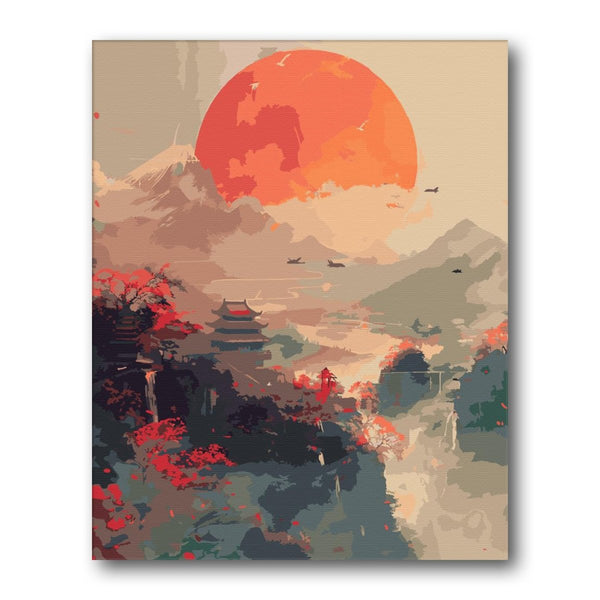 Paint By Numbers Kitisuvio™Chinese Culture Mount Huangshan No.68 - isuvio