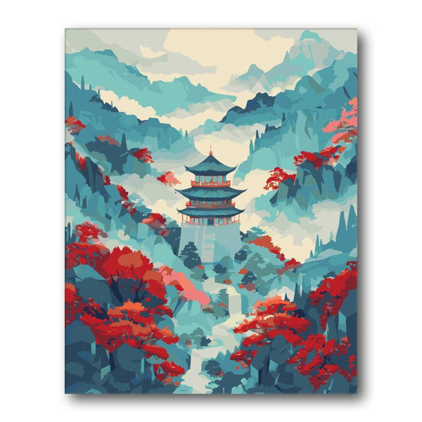 Paint By Numbers Kitisuvio™Chinese Culture Mount Huangshan No.69 - isuvio