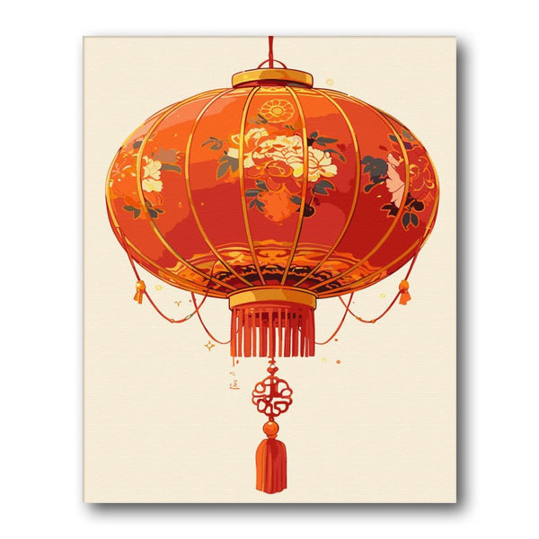Paint By Numbers Kitisuvio™Chinese Culture Red Lantern No.18 - isuvio