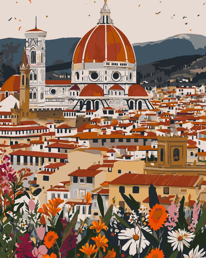 Paint By Numbers Kitisuvio™Cityscape Series Florence No.16 - isuvio