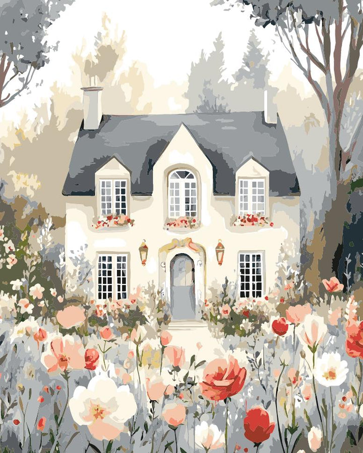 Paint By Numbers Kitisuvio™Cityscape Series French country house No.79 - isuvio