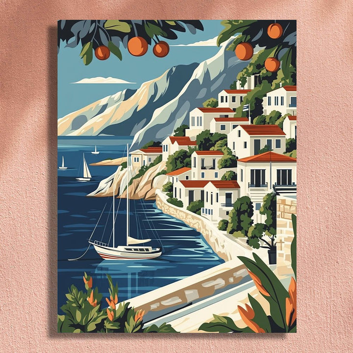 isuvio™Cityscape Series Greek island No.34 - isuvio