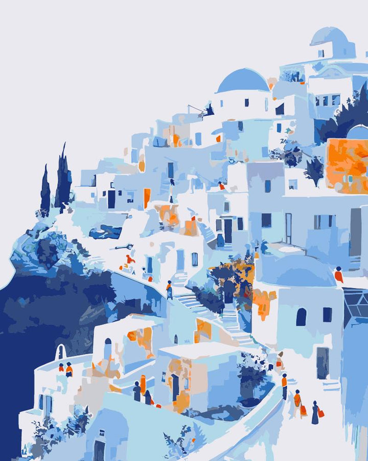 isuvio™Cityscape Series Greek No.21 - isuvio