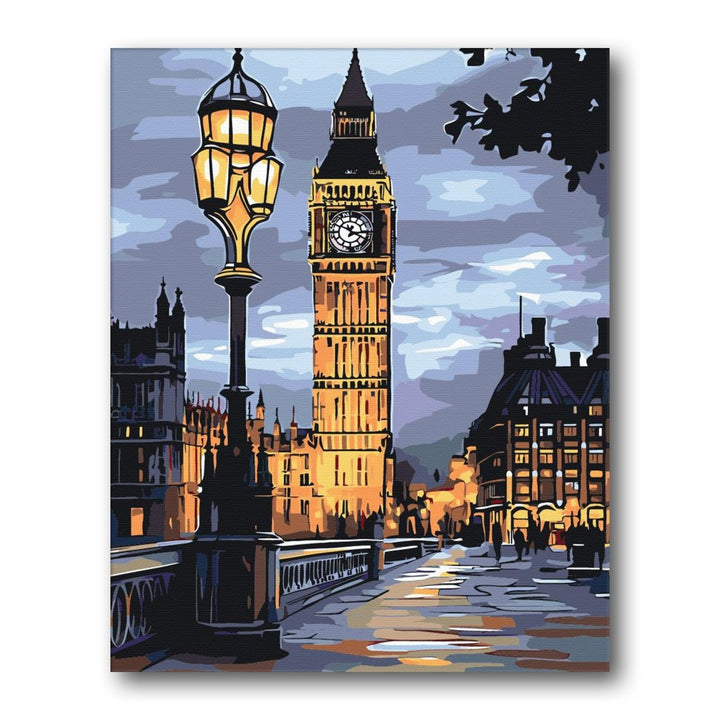 Paint By Numbers Kitisuvio™Cityscape Series London Big Ben No.50 - isuvio