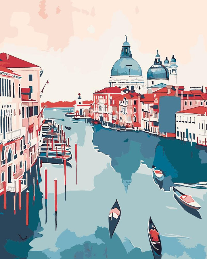 Paint By Numbers Kitisuvio™Cityscape Series Venice No.8 - isuvio