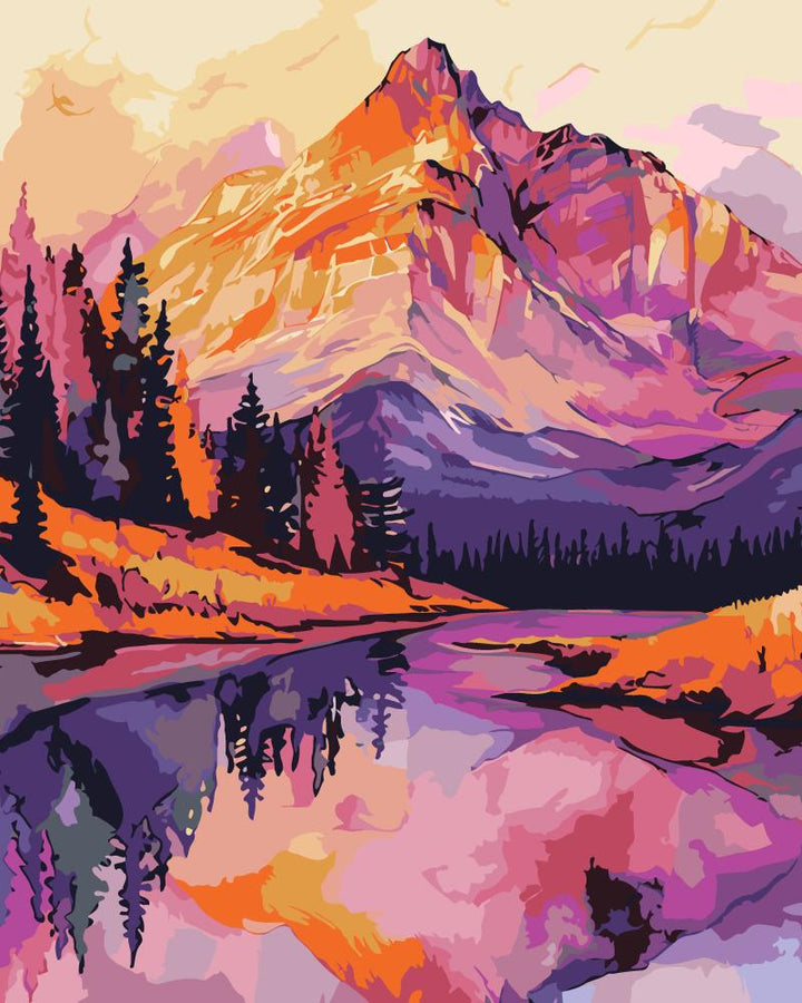 Paint By Numbers Kitisuvio™Colorful mountain Series No.150 - isuvio