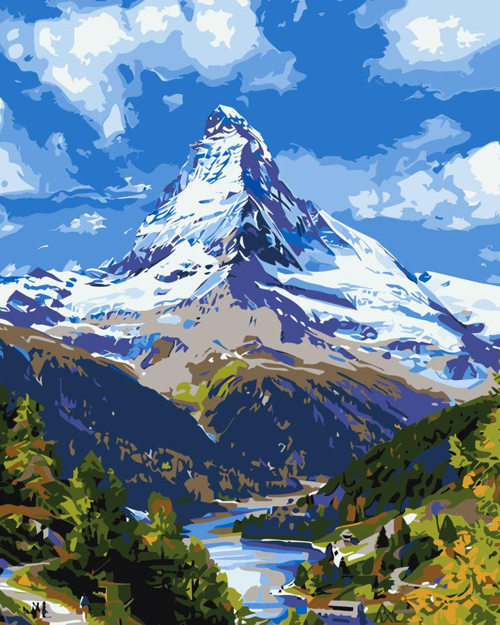 Paint By Numbers Kitisuvio™Colorful mountain Series No.170 - isuvio