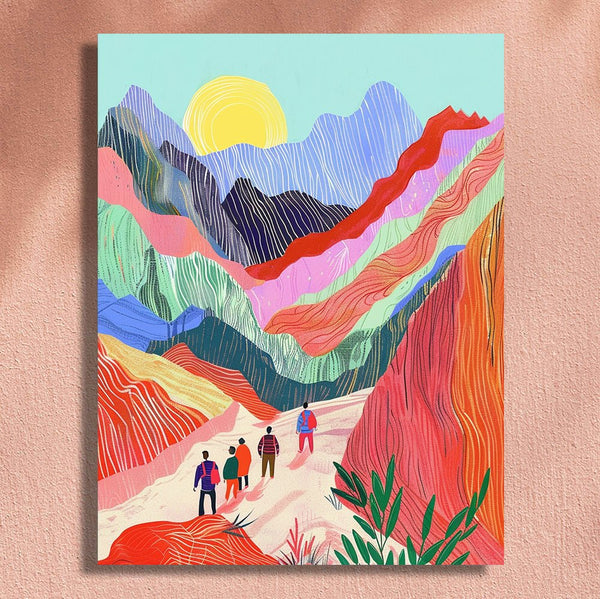 isuvio™Colorful mountain Series No.181 - isuvio