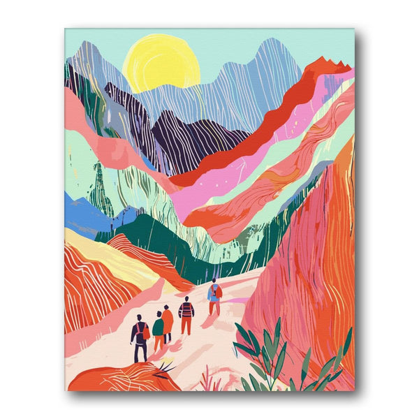 Paint By Numbers Kitisuvio™Colorful mountain Series No.181 - isuvio