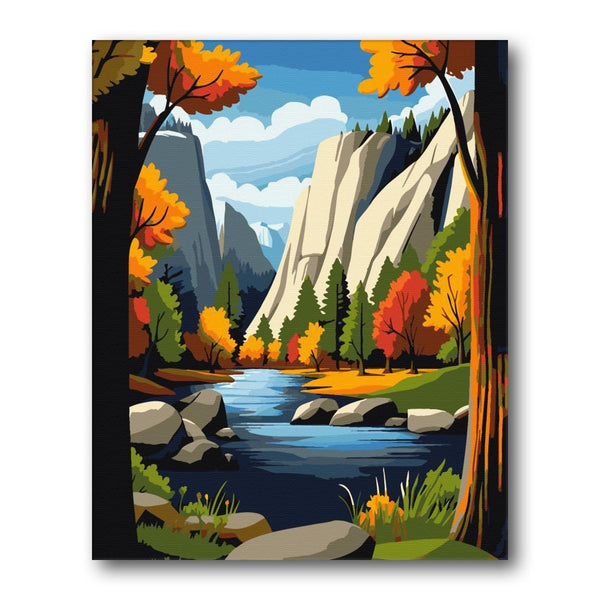 Paint By Numbers Kitisuvio™Colorful mountain Series No.196 - isuvio