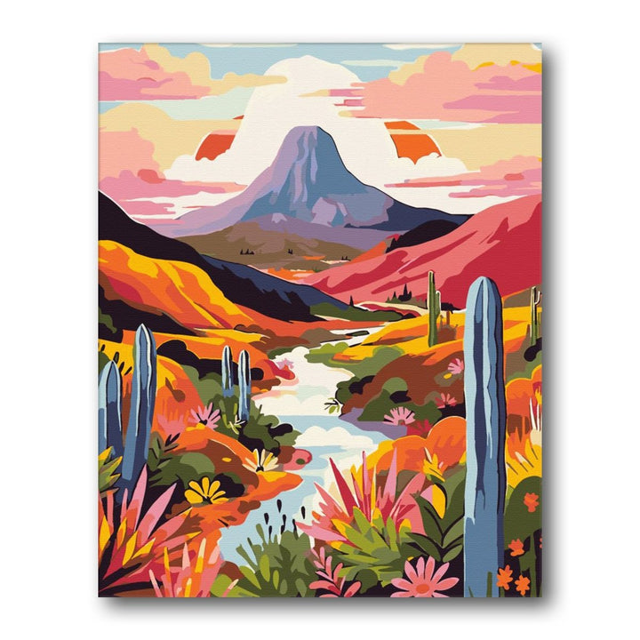Paint By Numbers Kitisuvio™Colorful Mountain Series No.27 - isuvio