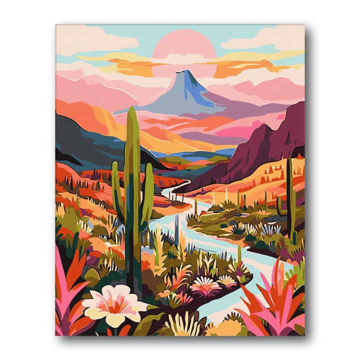 Paint By Numbers Kitisuvio™Colorful Mountain Series No.28 - isuvio