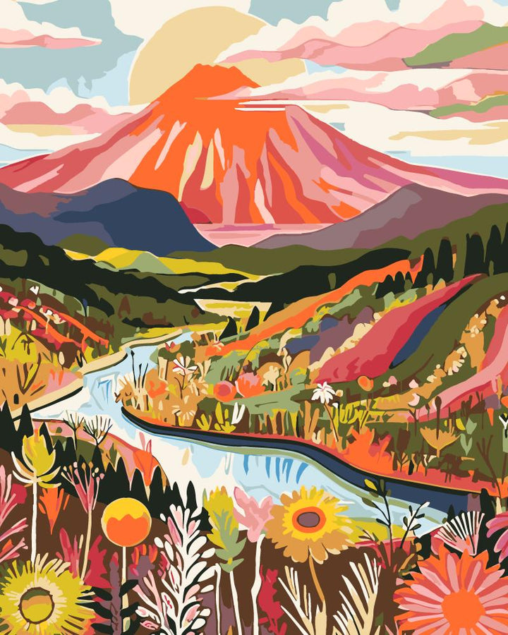 Paint By Numbers Kitisuvio™Colorful Mountain Series No.44 - isuvio