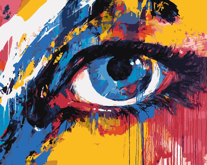 Paint By Numbers Kitisuvio™Eyes No.1 - isuvio
