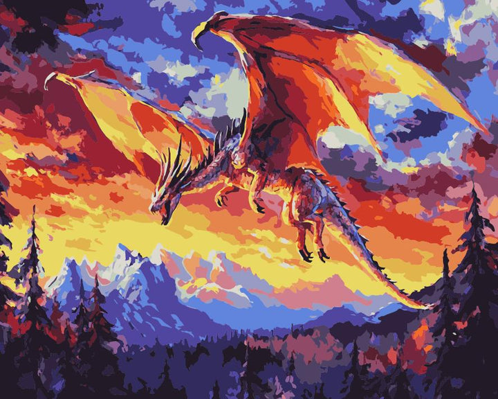 Paint By Numbers Kitisuvio™Fairy tale Dragon No.102 - isuvio